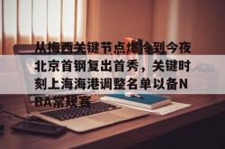 从梅西关键节点爆冷到今夜北京首钢复出首秀，关键时刻上海海港调整名单以备NBA常规赛的简单介绍星空体育